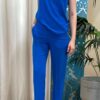 LES JOLIES NANAS Pantalone risvolto