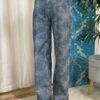LES JOLIES NANAS Pantalone ricamato