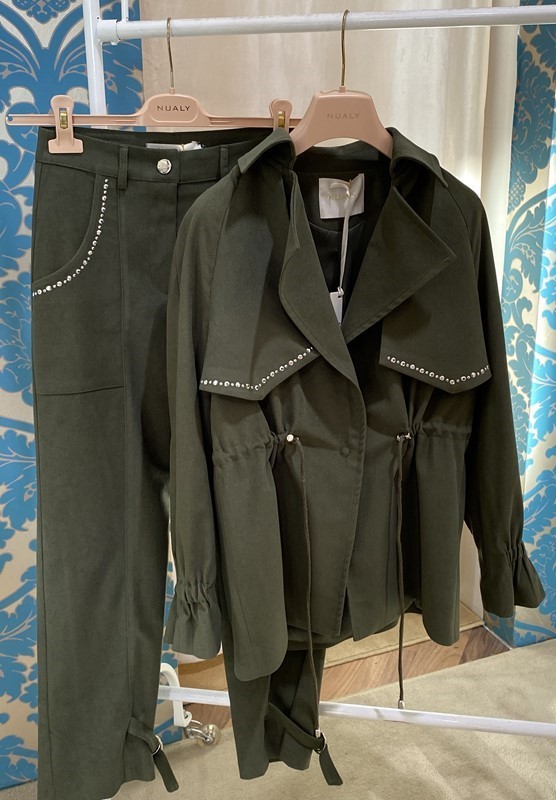 NUALY Pantalone con tasconi