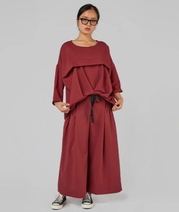 LES JOLIES NANAS Pantaloni larghi con tasche laterali