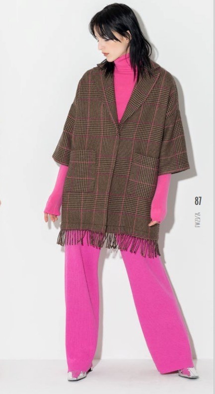 B.YU Cappotto check