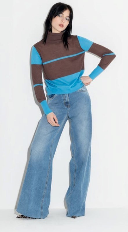 B.YU Dolcevita color block