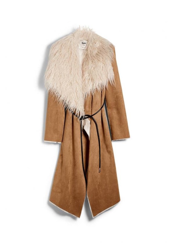 B.YU Cappotto eco shearling