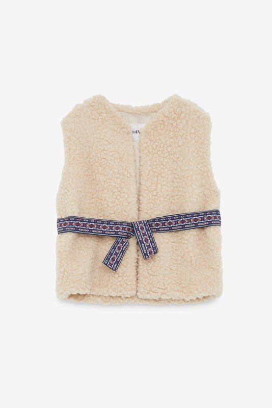 OTTOD'AME Gilet teddy in misto lana