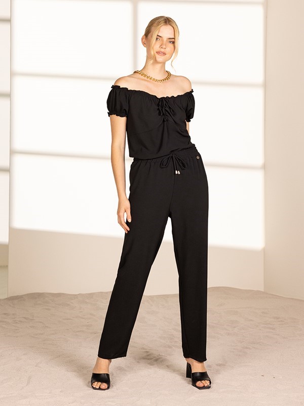 LIZALÙ Pantalone con coulisse
