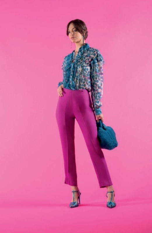 NUALY Pantalone con elastico