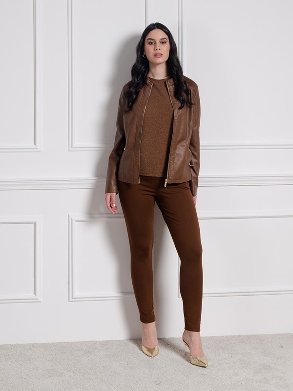 LIZALÙ Giubbino ecopelle