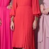 EDAS Abito midi con tulle doppia georgette