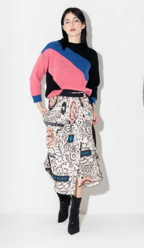 B.YU Maglia multicolor