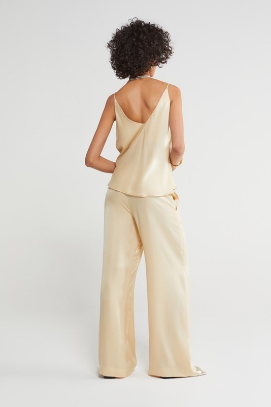 OTTOD'AME Top fluido in pura viscosa con spalline sottili