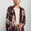 OTTOD'AME Blazer velluto fantasia