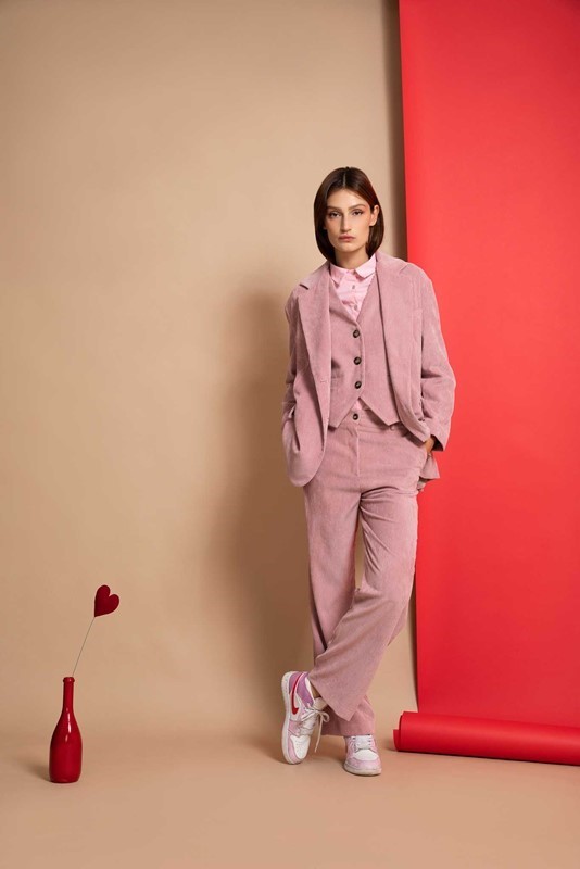 PEPE ROSA Gilet velluto