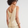 OTTOD'AME Top fluido in pura viscosa con spalline sottili