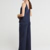OTTOD'AME Top fluido in pura viscosa con spalline sottili