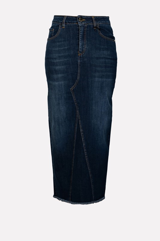 SISTE'S Gonna denim con spacco
