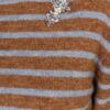 SISTE'S Maglia rigata con spilla