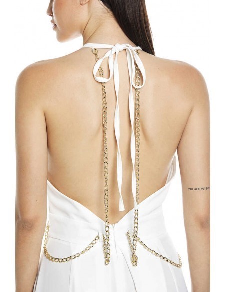 RELISH Tuta top scollata retro