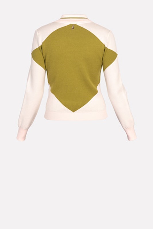 SISTE'S Maglia polo macro rombo