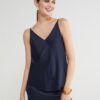 OTTOD'AME Top fluido in pura viscosa con spalline sottili