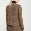OTTOD'AME Giacca tartan con frange