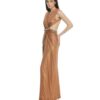 RELISH Abito rutilato lungo s/m sc.v