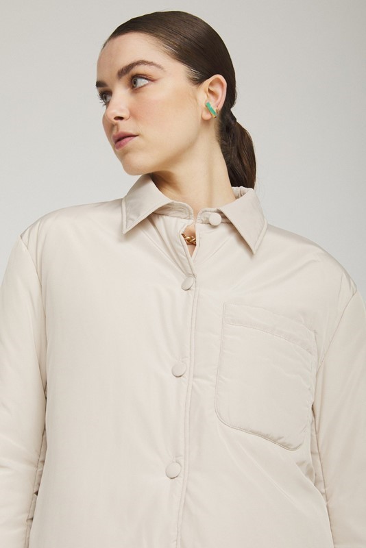 OTTOD'AME Giacca camicia imbottita