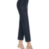 RELISH Pantalone vita alta c/patte e bottoni