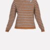SISTE'S Maglia rigata con spilla