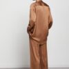 OTTOD'AME Pantalone palazzo fluido in pura viscosa