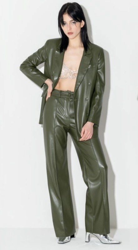 B.YU Pantalone palazzo eco