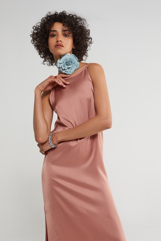 E78E22ECBF60B627739CD88923714CBF_ OTTOD'AME Abito midi con viscosa