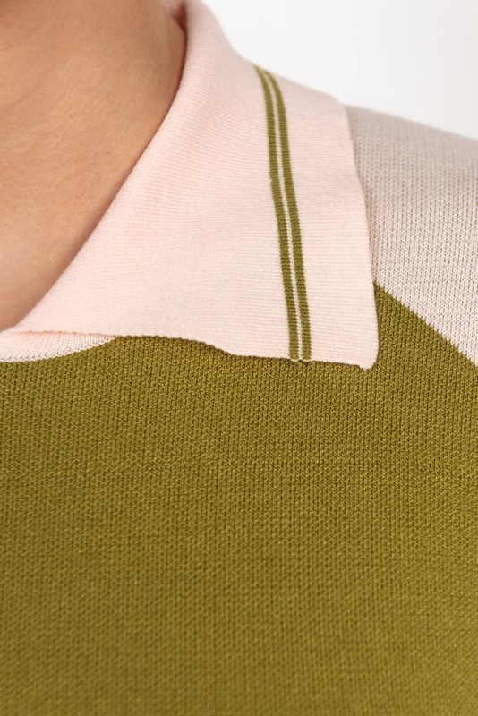 SISTE'S Maglia polo macro rombo