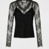 MORGAN Top in pizzo
