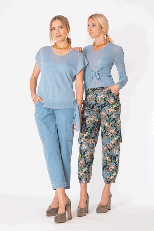 SISTE'S Maglia lurex con laccio