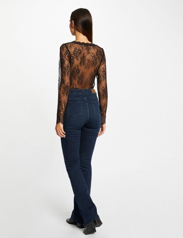 MORGAN Top in pizzo