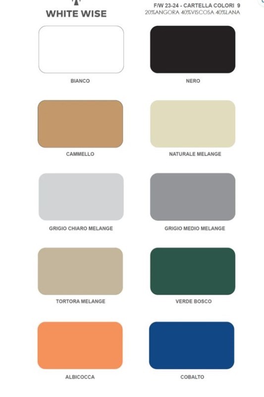 WHITE WISE Girocollo raglan in mistolana