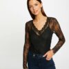 MORGAN Top in pizzo