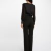 MORGAN Blusa scollo v con pizzo