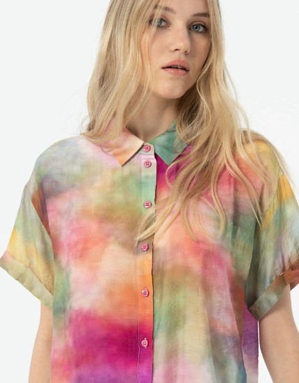 SURKANA Camicia lunga maniche corte