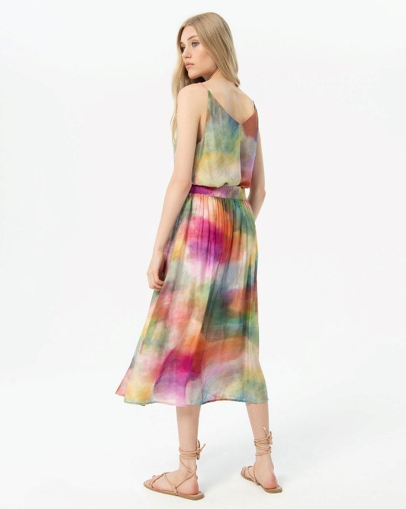 SURKANA Gonna ampia con bottoni