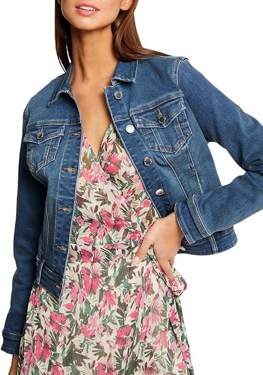 MORGAN Giubbino jeans elasticizzato