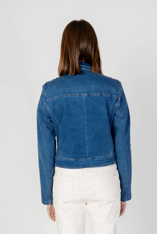 MORGAN Giubbino jeans modello zip laterale elasticizzato