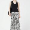 COMPAGNIA FANTASTICA Pantalone con pence e elastico dietro