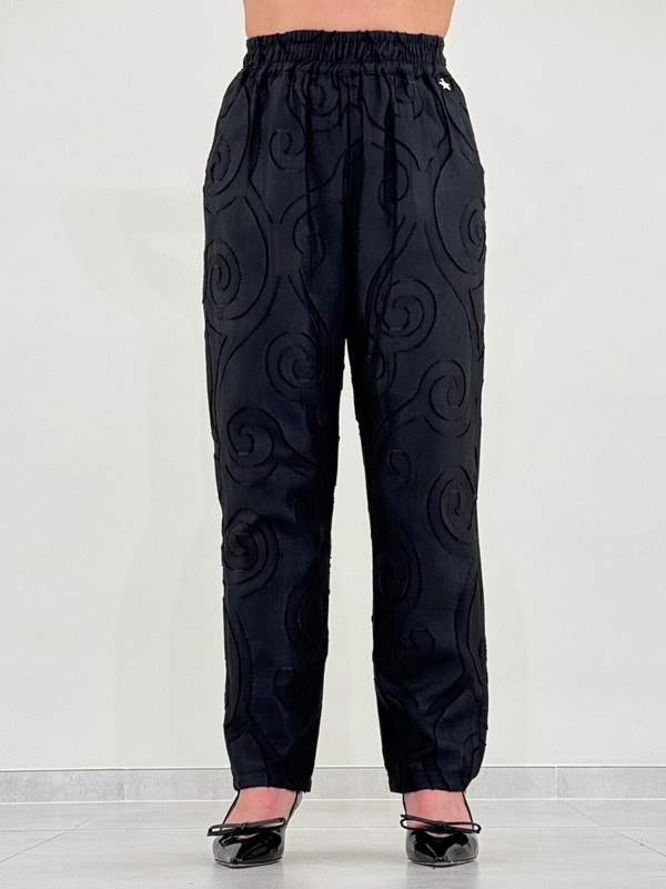 SOUVENIR Pantalone tessuto lavorato