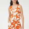 COMPAGNIA FANTASTICA Gilet corto con stampa geometrica