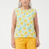 COMPAGNIA FANTASTICA Blusa smanicata con spalline