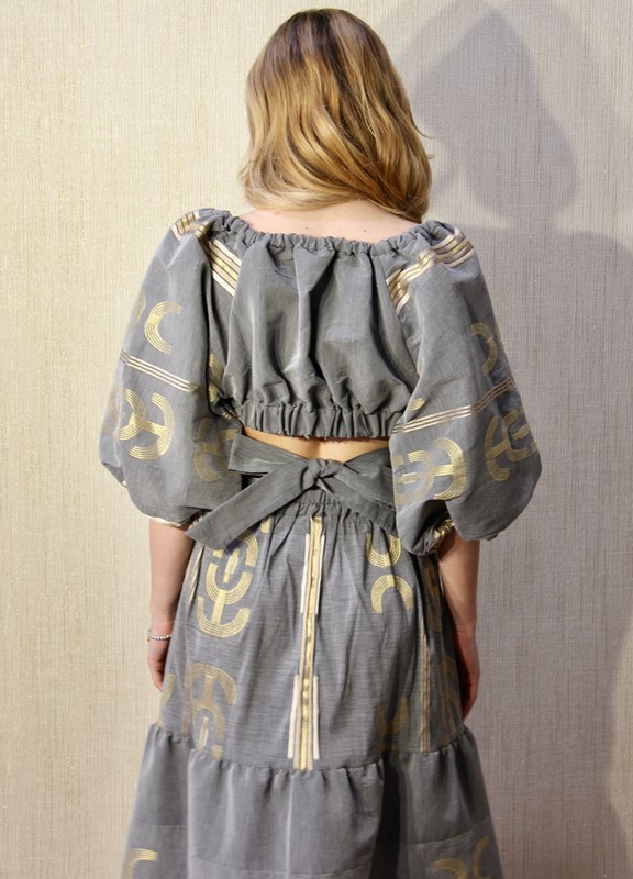 AGGÉL Blusa jaquard