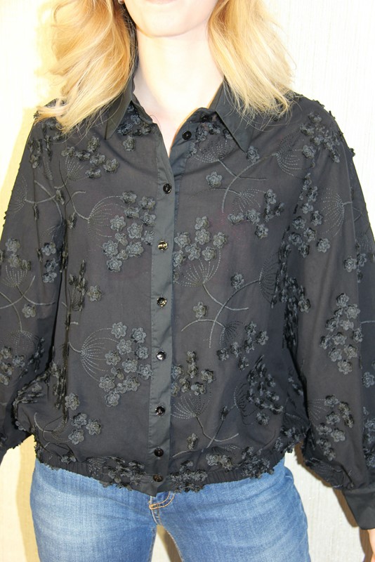 SISTE'S Camicia iin pizzo m.palloncino