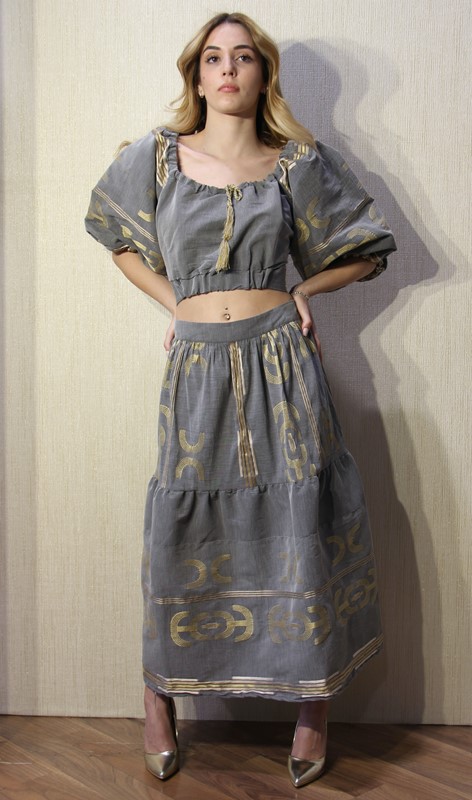 AGGÉL Blusa jaquard