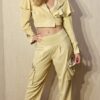 TRASH AND LUXURY Pantalone cargo con applicazioni